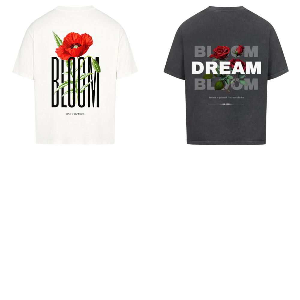 BLOOM OVERSIZED TEES