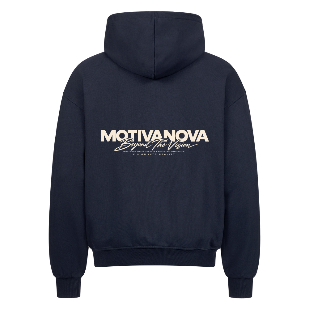 VISION HEAVY OVERSIZED ZIP-HOODIE BLACK