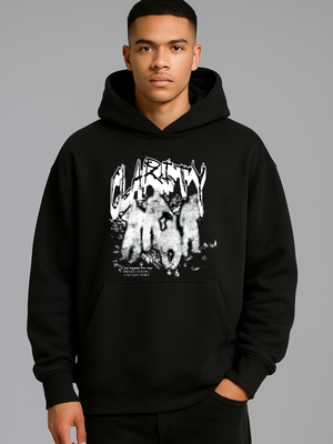 CLARITY OVERSIZED HOODIE BLACK