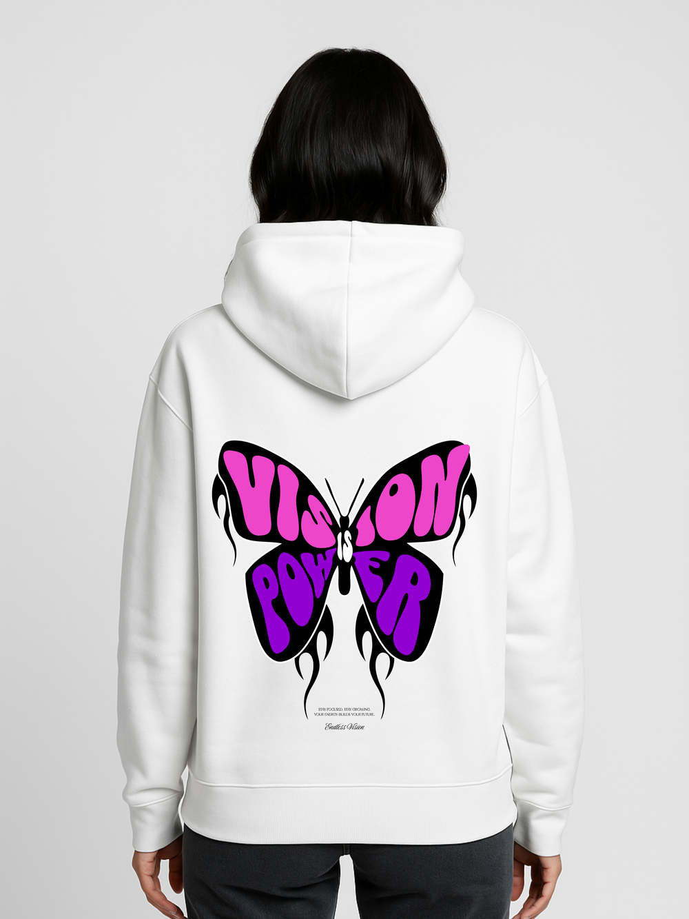 VISION POWER WOMAN OVERSIZED HOODIE