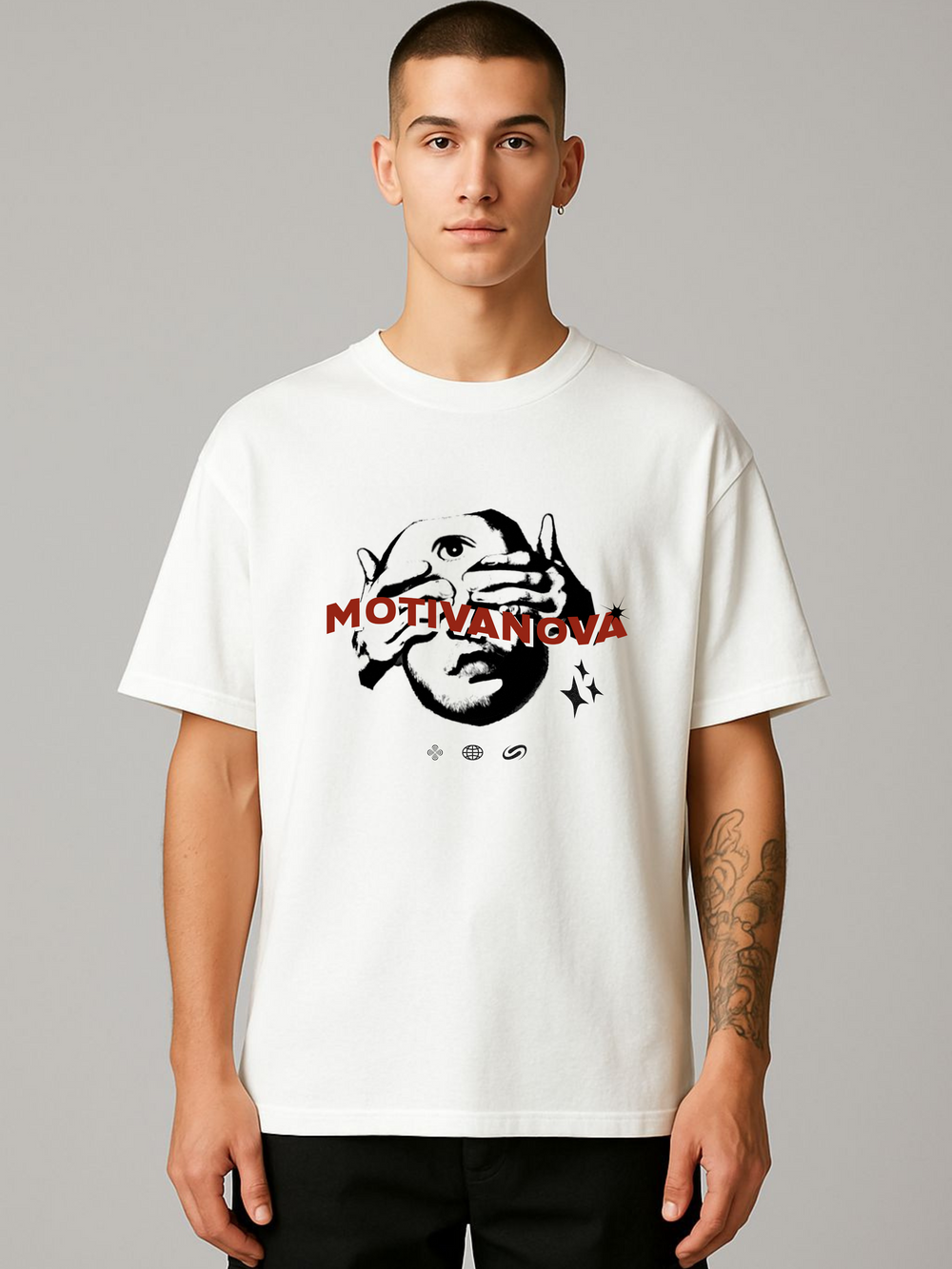 VISIONARY LOGO OVERSIZED TEE