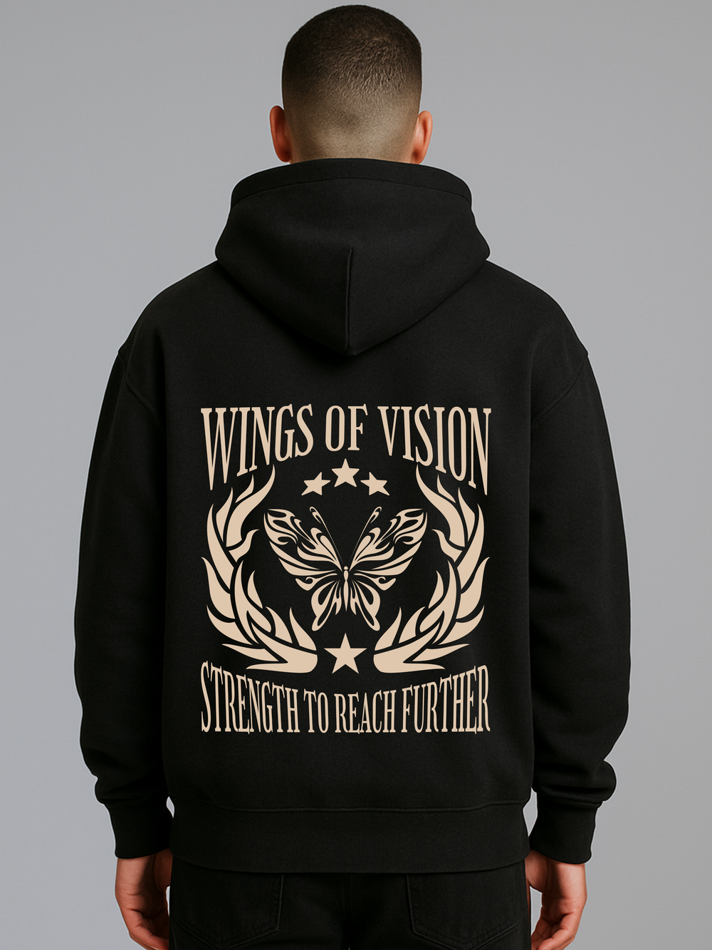 WINGS OF VISION OVERSIZED HOODIE