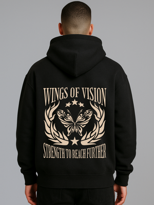 WINGS OF VISION OVERSIZED HOODIE