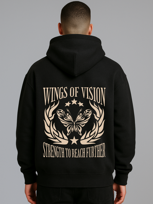 WINGS OF VISION OVERSIZED HOODIE