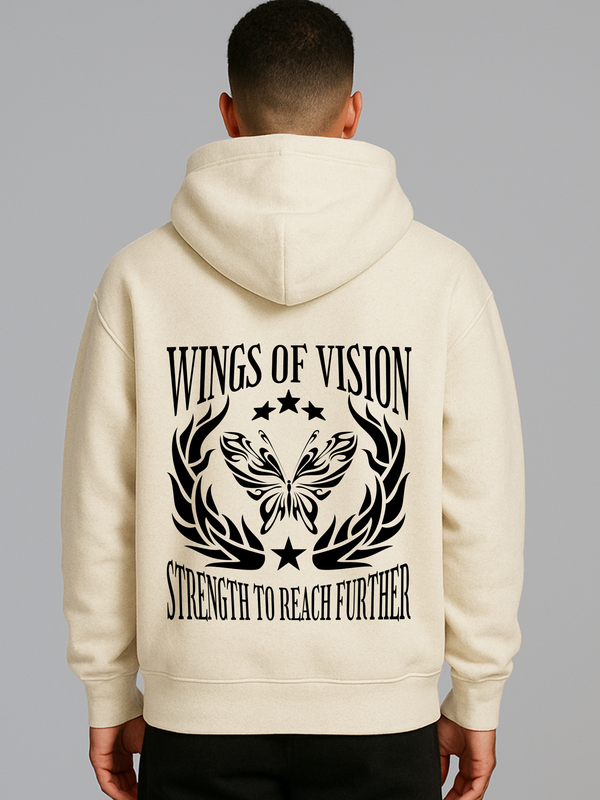 WINGS OF VISION OVERSIZED HOODIE