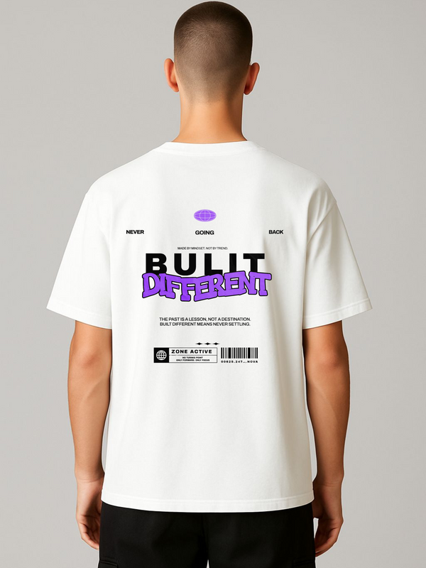 BULIT DIFFERENT OVERSIZED TEE