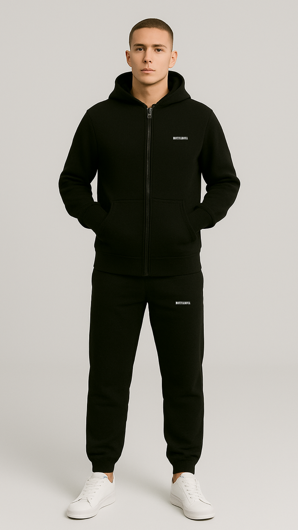 LOGO BASIC TRACKSUITS BLACK