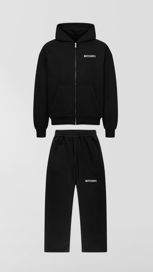 LOGO OVERSIZED TRACKSUITS BLACK