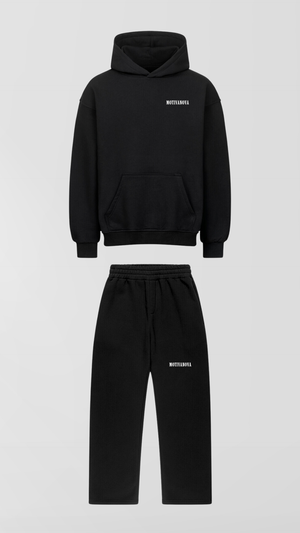 LOGO OVERSIZED TRACKSUITS BLACK
