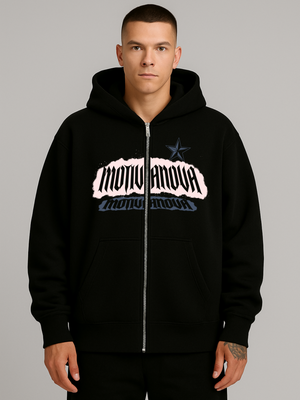 MIDNIGHT ZIP HOODIE
