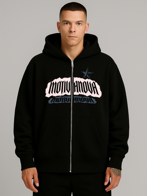 MIDNIGHT ZIP HOODIE