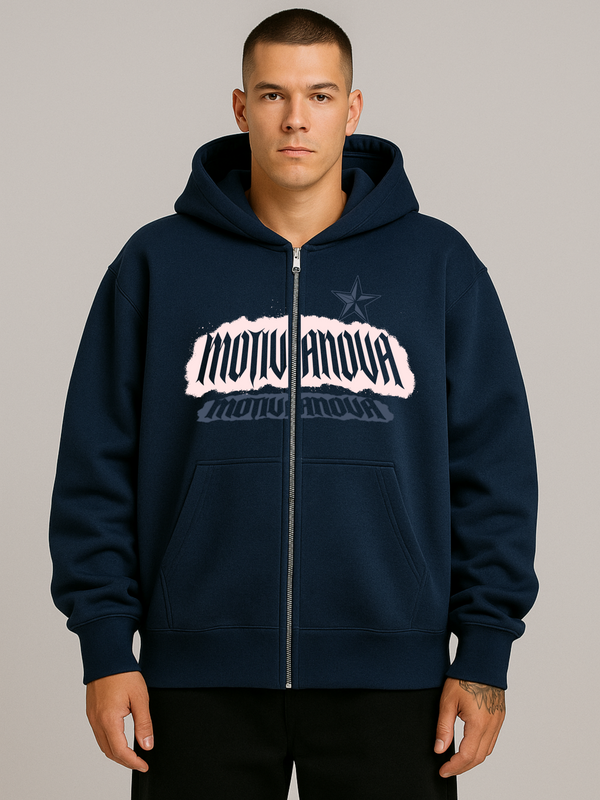 MIDNIGHT ZIP HOODIE