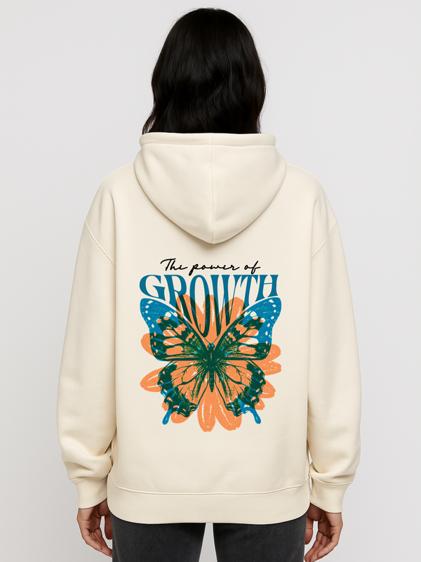 POWER GROWTH WOMAN OVERSIZED HOODIE
