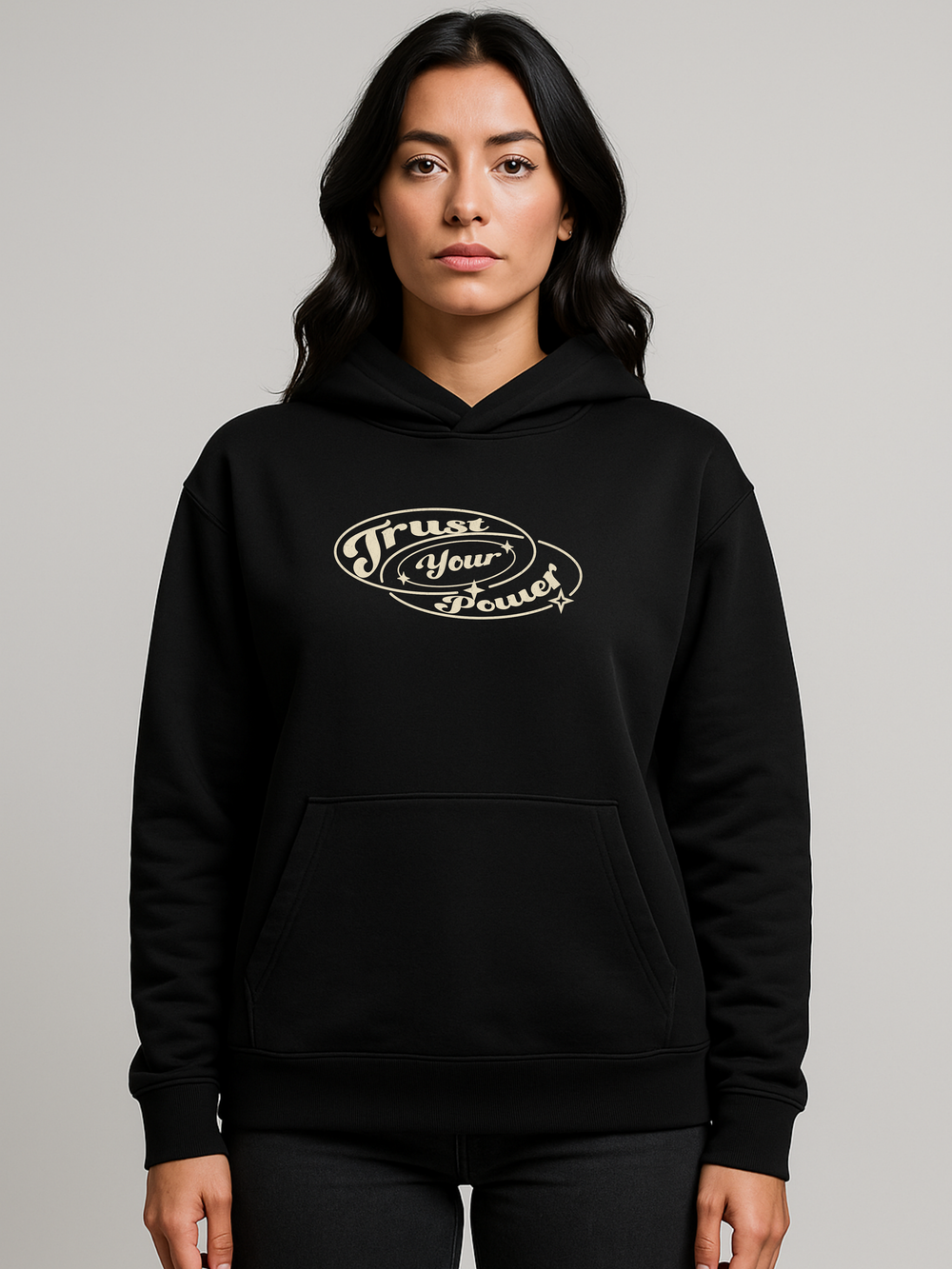 TRUST YOUR POWER OVERISZED HOODIE