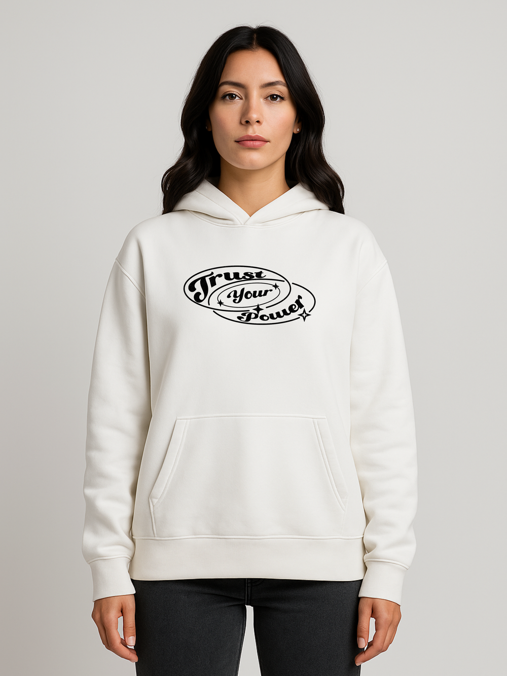 TRUST YOUR POWER OVERISZED HOODIE