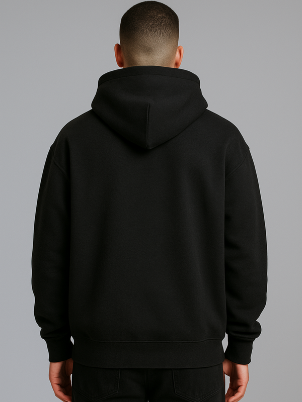 CLARITY OVERSIZED HOODIE BLACK