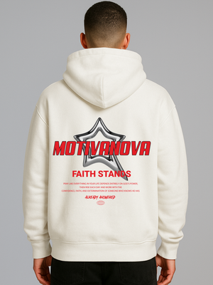 FAITH STANDS OVERSIZED HOODEIE