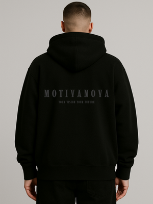 LOGO OVERSIZED ZIP HOODIE