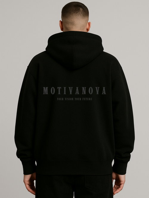 LOGO OVERSIZED ZIP HOODIE