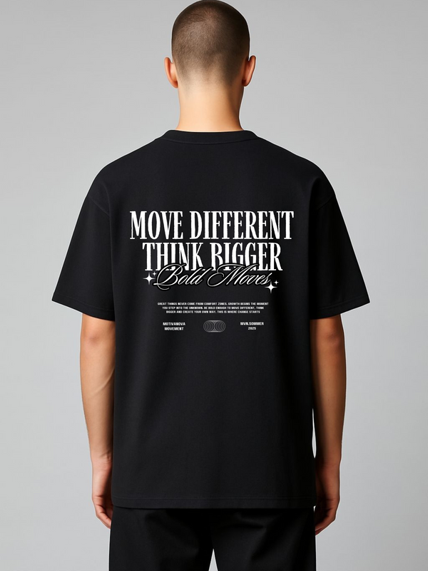 BOLD MOVES OVERSIZED TEE