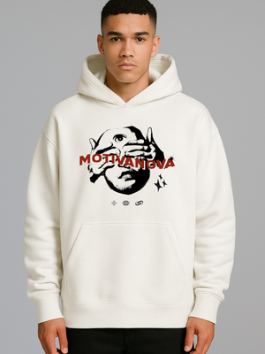 VISIONARY LOGO OVERSIZED HOODIE