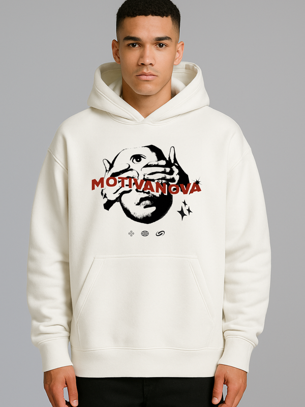 VISIONARY LOGO OVERSIZED HOODIE