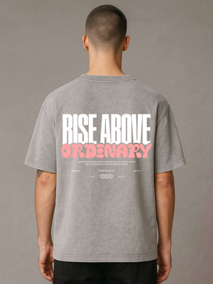 RISE ABOVE OVERSIZED TEE