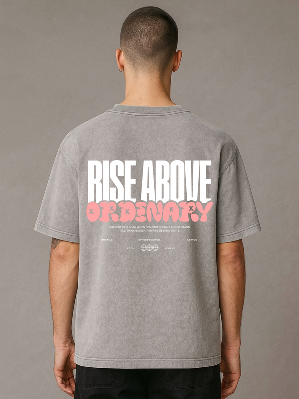 RISE ABOVE OVERSIZED TEE