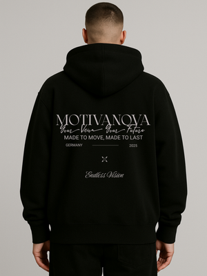 NOVA MOTION OVERSIZED ZIP-HOODIE