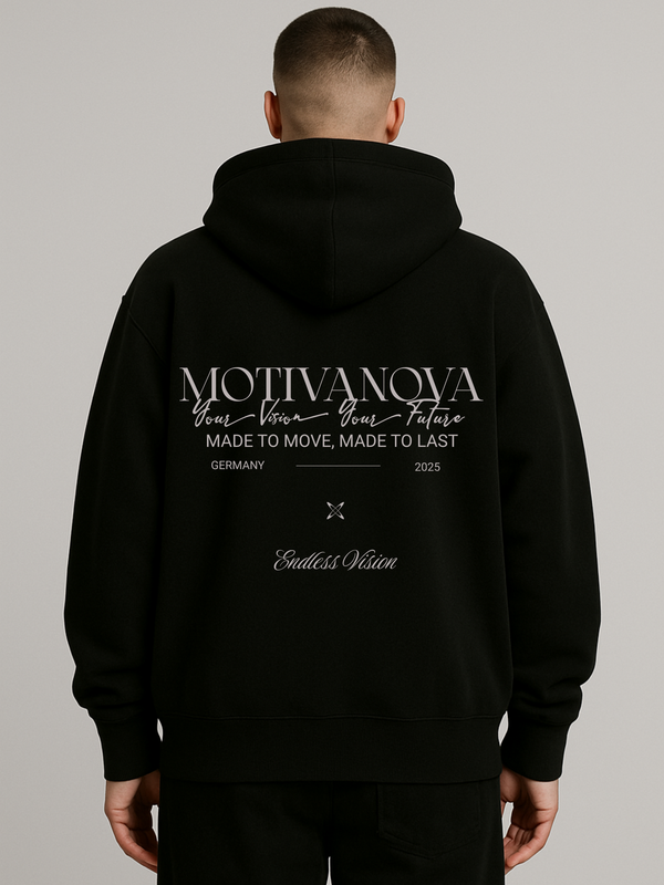 NOVA MOTION OVERSIZED ZIP-HOODIE