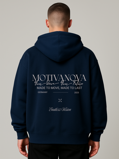 NOVA MOTION OVERSIZED ZIP-HOODIE
