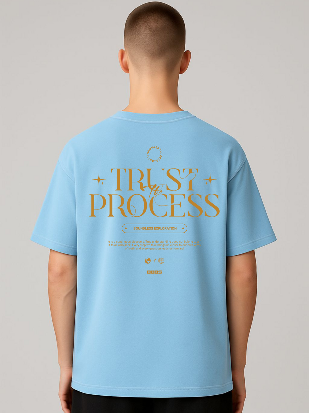 TRUST THE PROCESS OVERSIZED TEE
