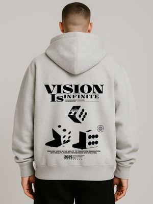 VISION INFINITE OVERSIZED ZIP-HOODIE