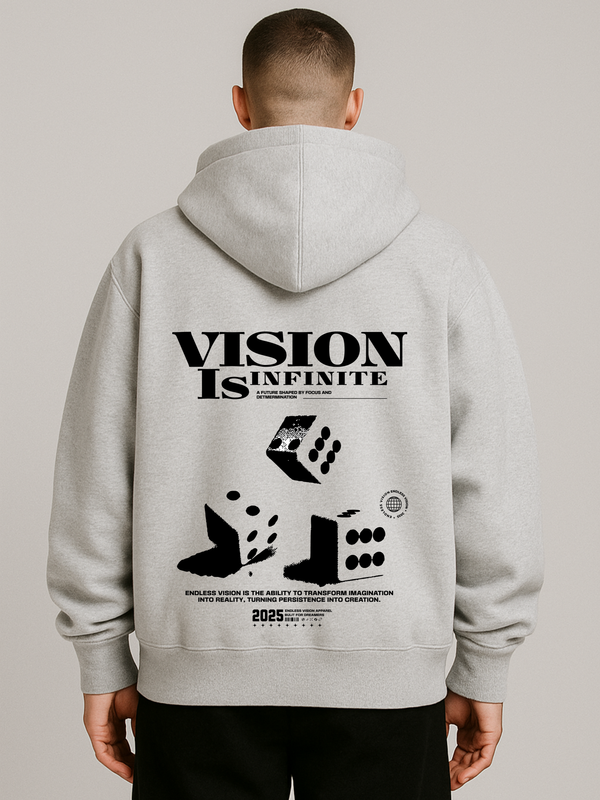 VISION INFINITE OVERSIZED ZIP-HOODIE