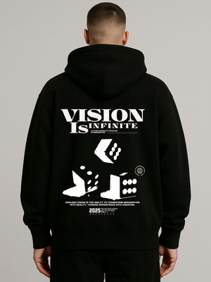 VISION INFINITE OVERSIZED ZIP-HOODIE