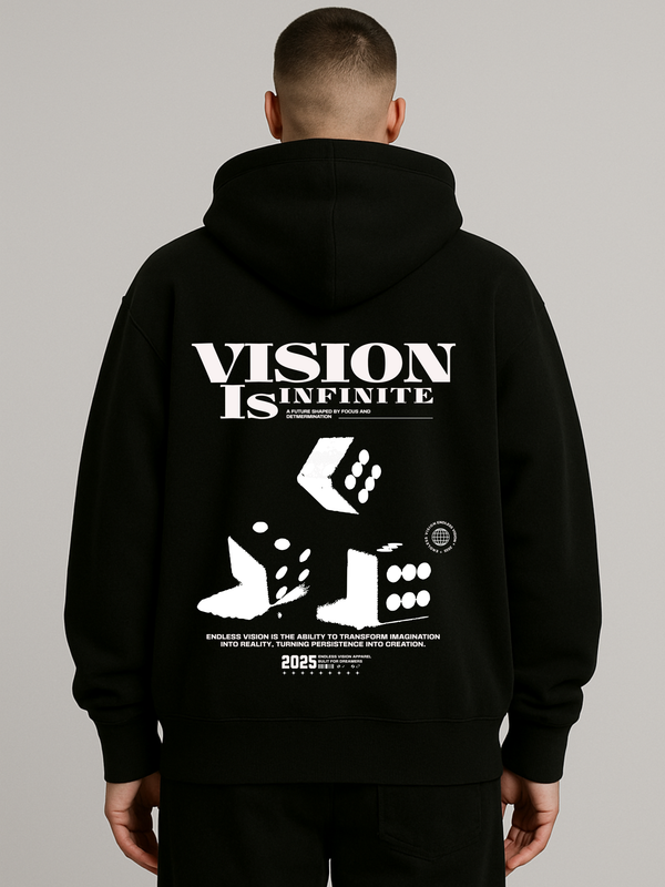 VISION INFINITE OVERSIZED ZIP-HOODIE