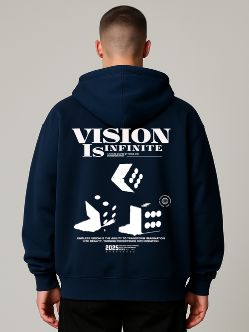 VISION INFINITE OVERSIZED ZIP-HOODIE