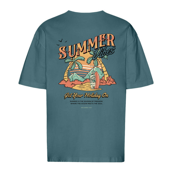 SUMMER VIBES HOLIDAY OVERSIZED TEE