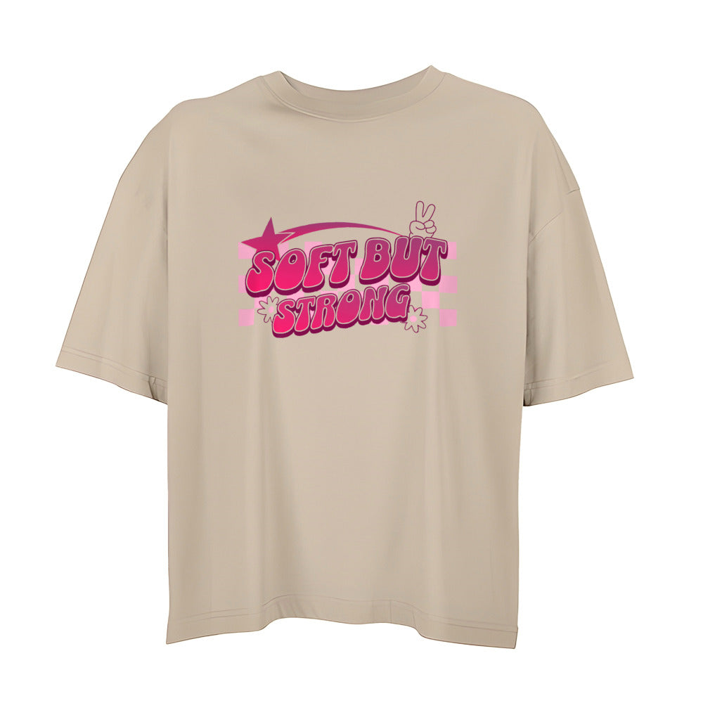 SOFT BUT STRONG WOMAN BOXY OVERSIZED TEE
