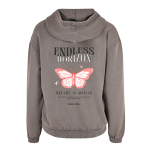ENDLESS HORIZON WOMAN  WASHED OVERSIZED HOODIE