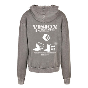 VISION INFINITE WASHED OVERSIZED HOODIE