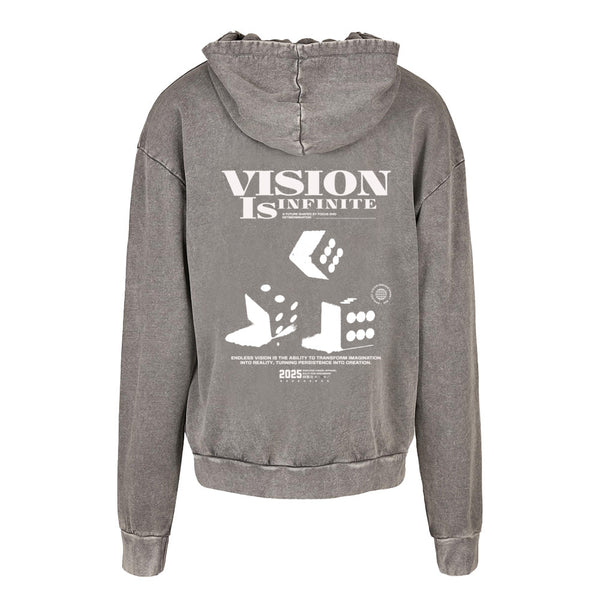 VISION INFINITE WASHED OVERSIZED HOODIE