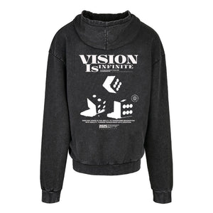 VISION INFINITE WASHED OVERSIZED HOODIE