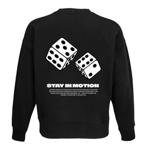 STAY IN MOTION OVERSIZED SWEATSHIRT