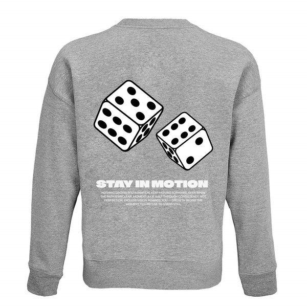 STAY IN MOTION OVERSIZED SWEATSHIRT