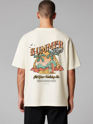 SUMMER VIBES HOLIDAY OVERSIZED TEE