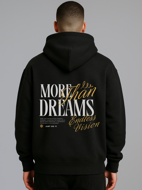 MORE THAN DREAMS OVERSIZED HOODIE