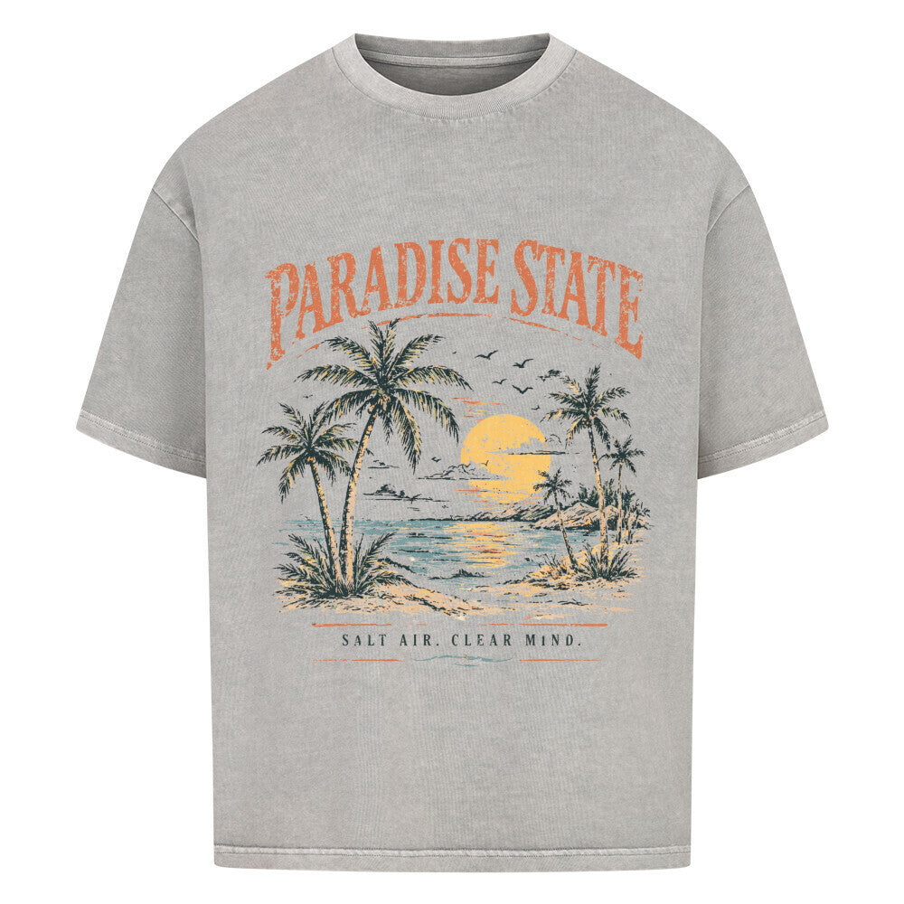 PARADISE STATE WASHED OVERSIZED TEE
