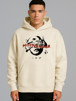 VISIONARY LOGO OVERSIZED HOODIE