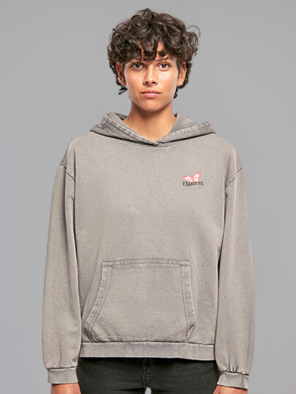 ENDLESS HORIZON WOMAN  WASHED OVERSIZED HOODIE